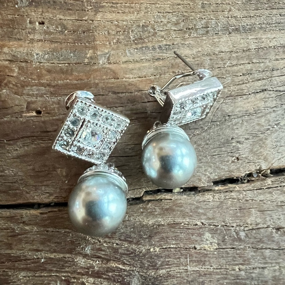 Elegant Silver Drop Earrings